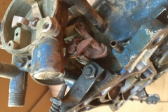 Fast idle linkage and gutted hot air choke